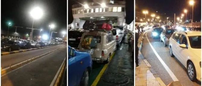 Dalla Calabria alla Sicilia, assalto ai traghetti e file chilometriche