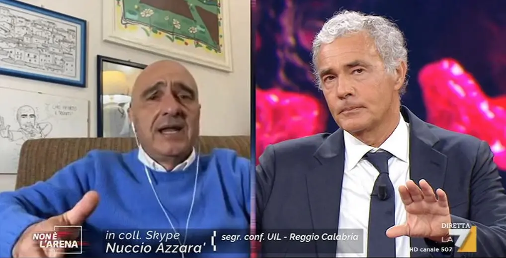 Coronavirus, la denuncia in diretta tv: «Commissari hanno abbandonato l'Asp di Reggio Calabria»