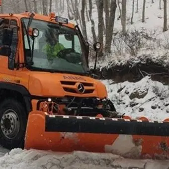 Torna la neve nelle Serra vibonesi, l'Anas al lavoro per la viabilità