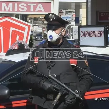 Coronavirus, stretta sui controlli dei carabinieri lungo le strade del Cosentino