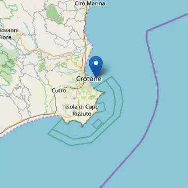 Terremoto al largo di Crotone, sciame sismico lungo la costa ionica della Calabria