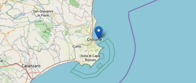 Terremoto al largo di Crotone, sciame sismico lungo la costa ionica della Calabria