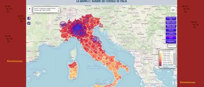 Coronavirus, sulla nostra pagina dedicata la mappa interattiva dei contagi