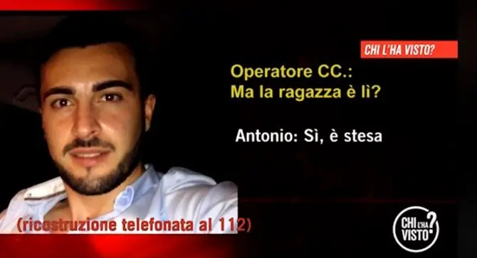 Il delitto di Lorena, la telefonata di De Pace al 112: «Ho ammazzato la mia fidanzata»