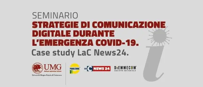 LaC News24 case study all'Università Magna Graecia: seminario sulla comunicazione Covid
