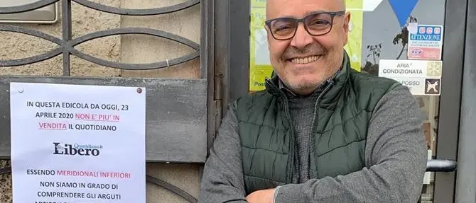 Dichiarazioni Feltri, il boicottaggio dell'edicolante vibonese: «Inferiori per capire Libero, non lo vendiamo»