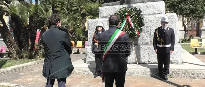 La festa della Liberazione ai tempi del Covid, a Catanzaro celebrazioni ridotte: video