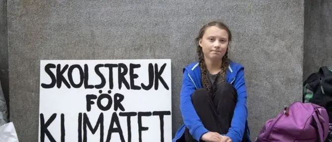 Greta Thunberg in viaggio verso Roma per la manifestazione sul clima