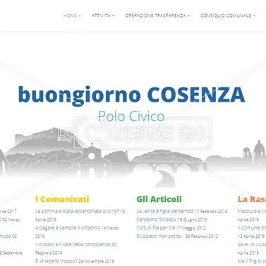 Buongiorno Cosenza, riparte l’operazione trasparenza del Comune