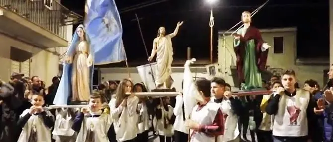 L’Affruntata dei bambini, fede e devozione a Sant’Angelo di Gerocarne