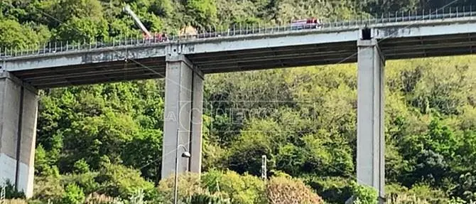 Dramma in autostrada, giovane si toglie la vita lanciandosi dal viadotto di Pizzo