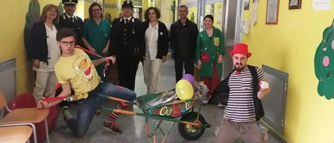 Cosenza, biodiversità in corsia: Pasqua speciale nei reparti pediatrici