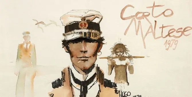 Il viaggio straordinario di Corto Maltese in mostra a Napoli