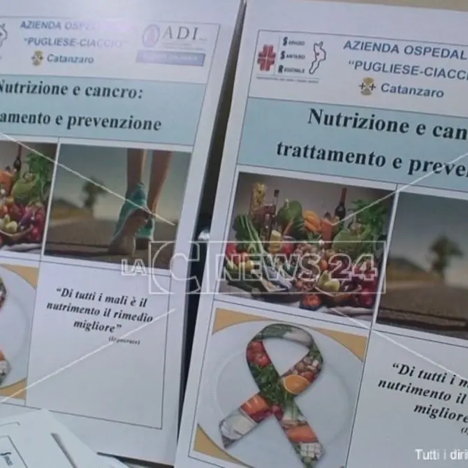 Prevenire e combattere i tumori anche a tavola, nasce una guida