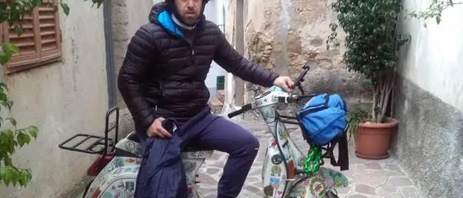 Dalla Calabria alla scoperta dell’Europa in sella ad una Vespa