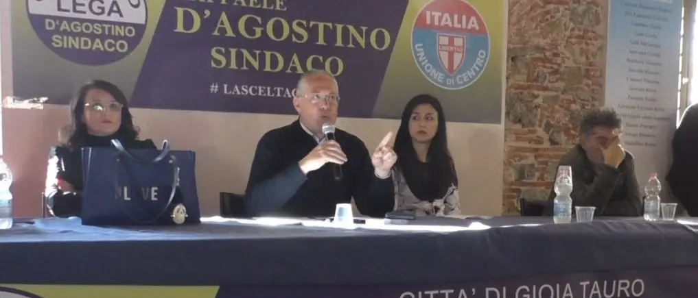 Gioia Tauro, il candidato a sindaco D'Agostino lancia la sua campagna elettorale
