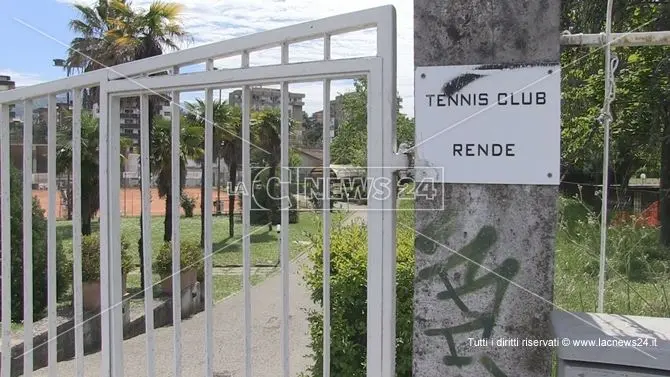 Rende, Tennis club sfrattato. Manna: «Ripristinata la legalità»