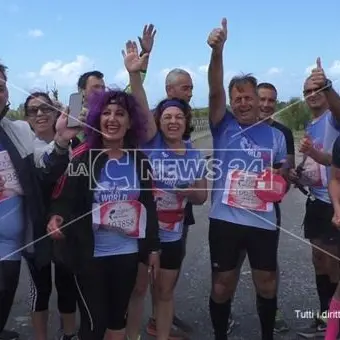 La maratona Wings for life fa tappa per la prima volta nella Riviera dei cedri