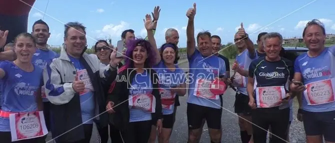 La maratona Wings for life fa tappa per la prima volta nella Riviera dei cedri