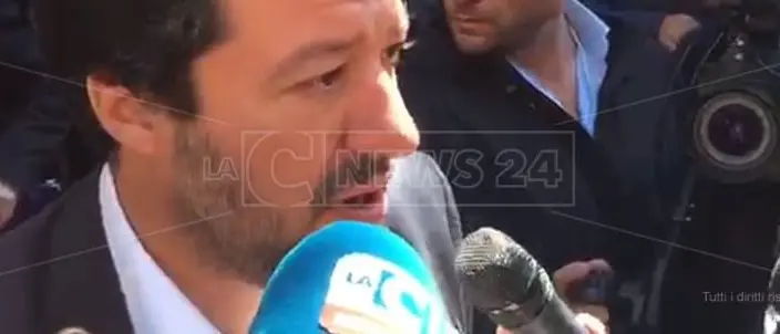 Salvini a Platì: «In Calabria la ‘ndrangheta cresce perché c'è fame di lavoro»