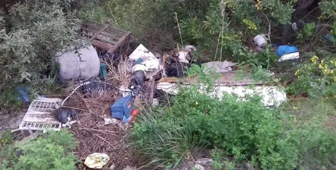 Ambiente, scoperta una grande discarica a San Nicola Arcella