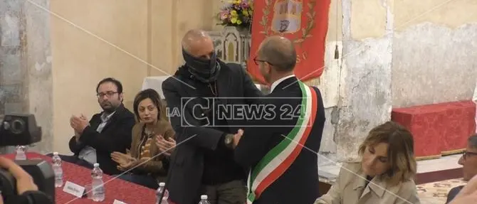 Capitano Ultimo cittadino onorario di Orsomarso: «È come tornare a casa mia»