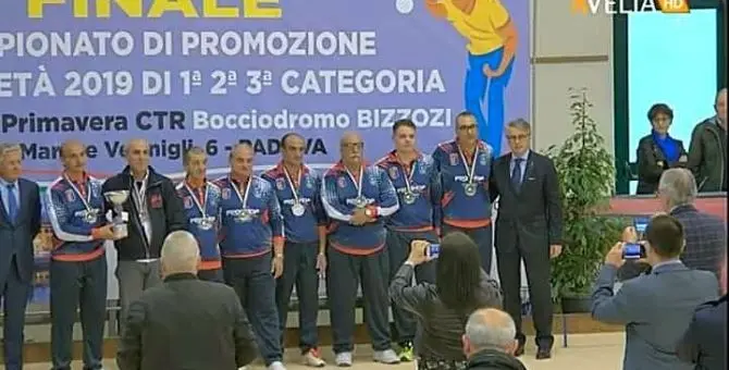 Bocce, Città di Cosenza vice campione d’Italia di Seconda Categoria