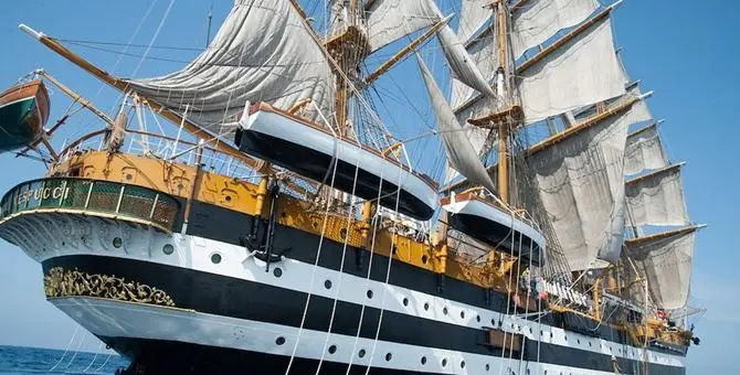 Amerigo Vespucci, il veliero più bello del mondo atteso a Scalea