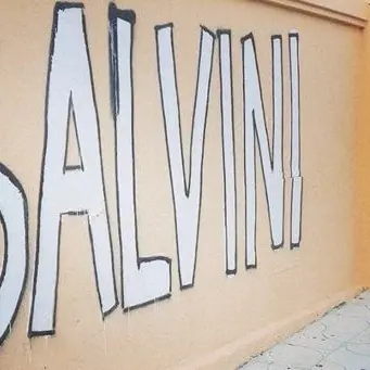 Scrive “Salvini vattene” per farsi ridipingere il muro: è satira ma Repubblica ci casca