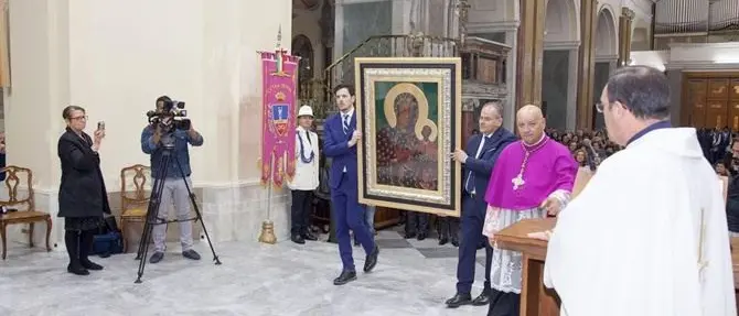 Madonna di Woityla, la copia dell’icona nella basilica di Crotone