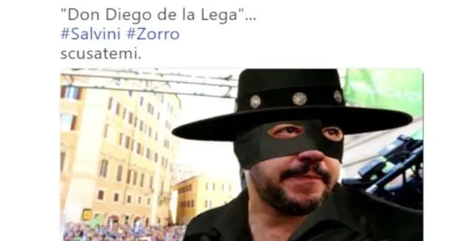 A Salvini hanno fregato il pupazzetto di Zorro ma c’è poco da ridere