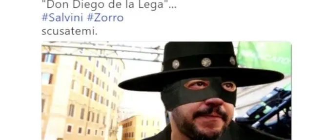 A Salvini hanno fregato il pupazzetto di Zorro ma c’è poco da ridere
