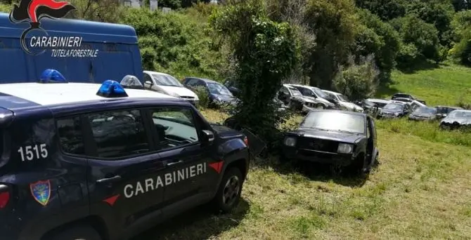 Auto abbandonate nelle campagne di Maida, denunce e sequestri