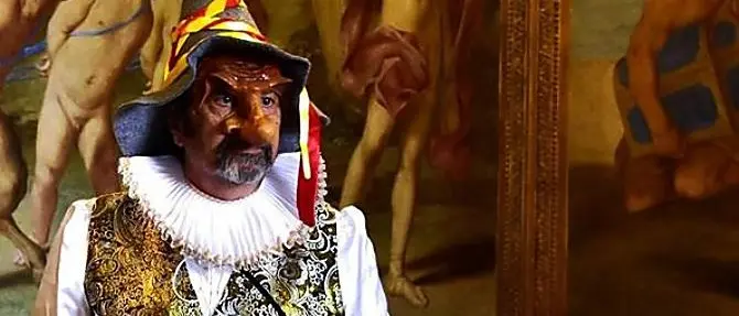 La maschera catanzarese Giangurgolo al Festival nazionale di Parma