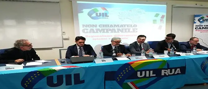 Regionalismo differenziato, le preoccupazioni di Uil e politica