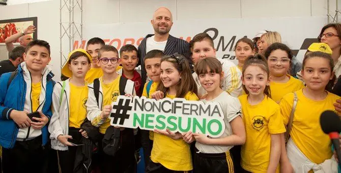 Motorshow, Luca Abete incontra gli studenti reggini: «Serve più umanità»