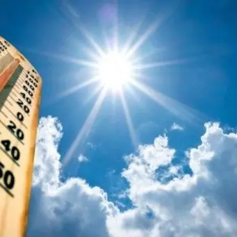 Caldo africano nel fine settimana con picchi di 34 gradi in Calabria