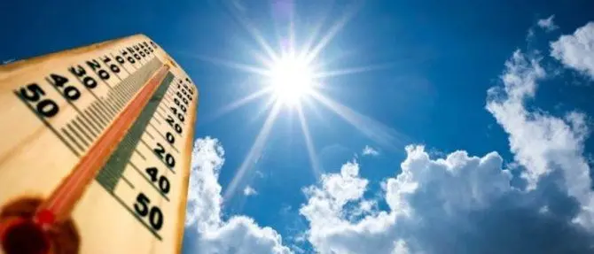 Caldo africano nel fine settimana con picchi di 34 gradi in Calabria