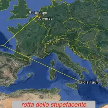 La droga della ‘ndrangheta reggina dal Sud America all'Italia e al Canada: 31 arresti