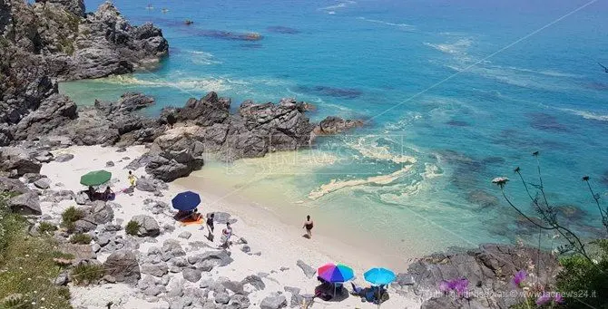 Un tuffo dove il mare è più… giallo: chiazze di polline lungo le coste