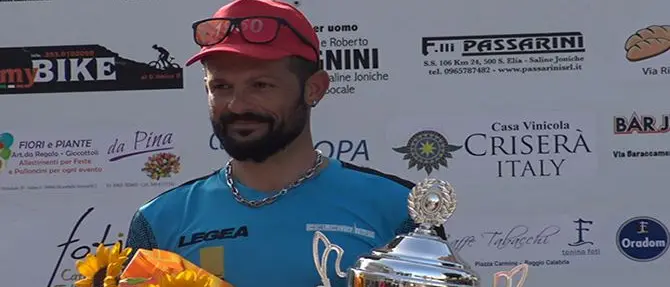 Ciclismo, Gianluca Pullano stravince a Saline Joniche