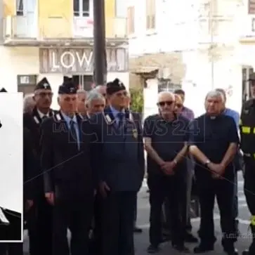 Ucciso per difendere la folla, Vibo ricorda il carabiniere Civinini