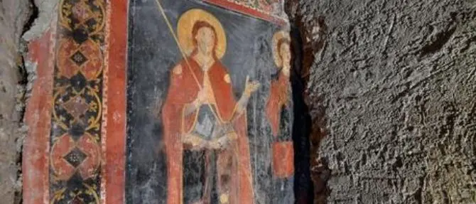 Scoperto a Roma affresco di quasi mille anni