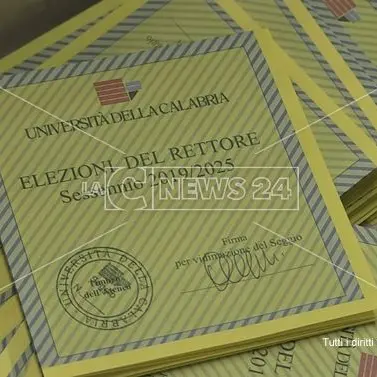Unical, urne aperte all'Aula Magna per eleggere il nuovo rettore