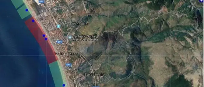 Mare vietato a Praia lungo 1,5 chilometri di costa: ecco dove