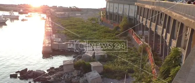 Porto di Diamante, Magorno promette una svolta: «I lavori devono riprendere»