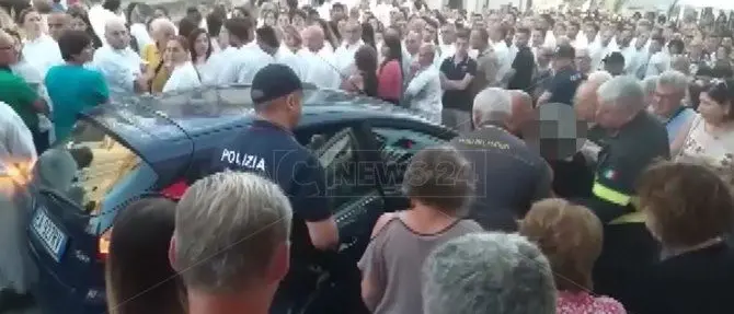 Polistena, manca l’ambulanza e la festa rischia di finire in tragedia