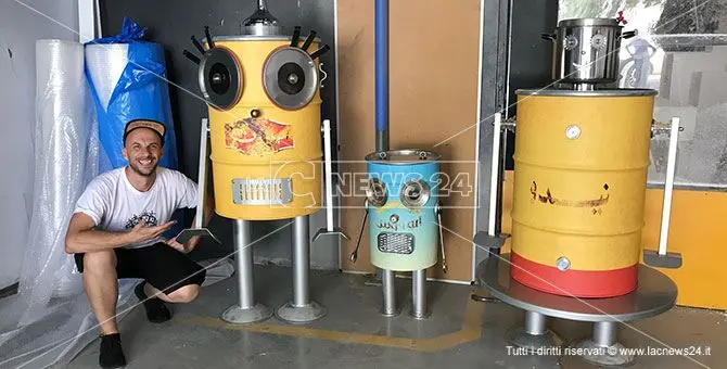 I robot dell'artista catanzarese Sirelli conquistano il cuore degli Emirati