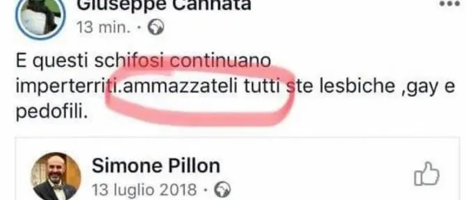 «Ammazzateli tutti»: la frase choc del consigliere contro i gay
