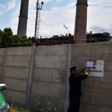 Opere abusive alla centrale Enel di Corigliano-Rossano, sequestri